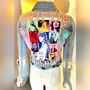 The Ultimate Taylor Swift Eras Fan Jean Jacket